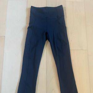 Navy blue lululemon leggings Size 0